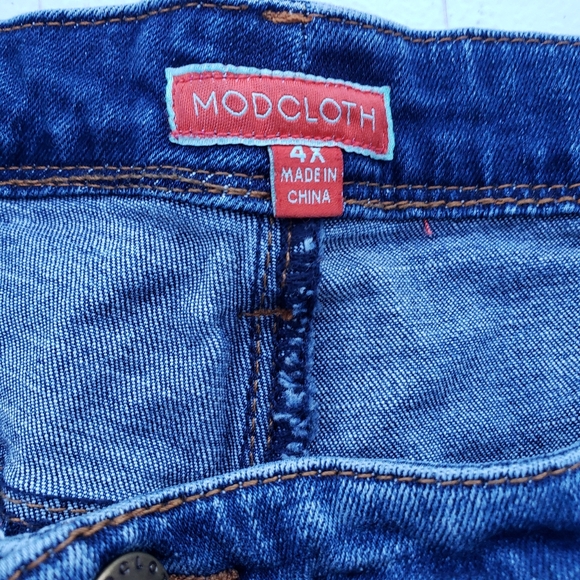 Mod Cloth Plus Size Bootcut Jeans Medium Wash Size 4X - Picture 6 of 9